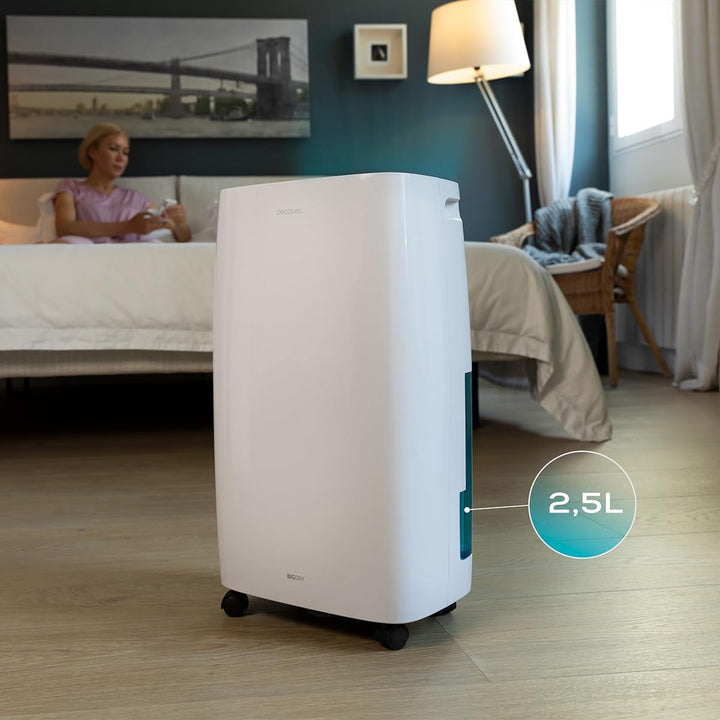 Cecotec Big Dry 4000 Expert Luftentfeuchter mit Timer 24 h, 10 L/Tag, herausnehmbarer Tank 2,5 Liter