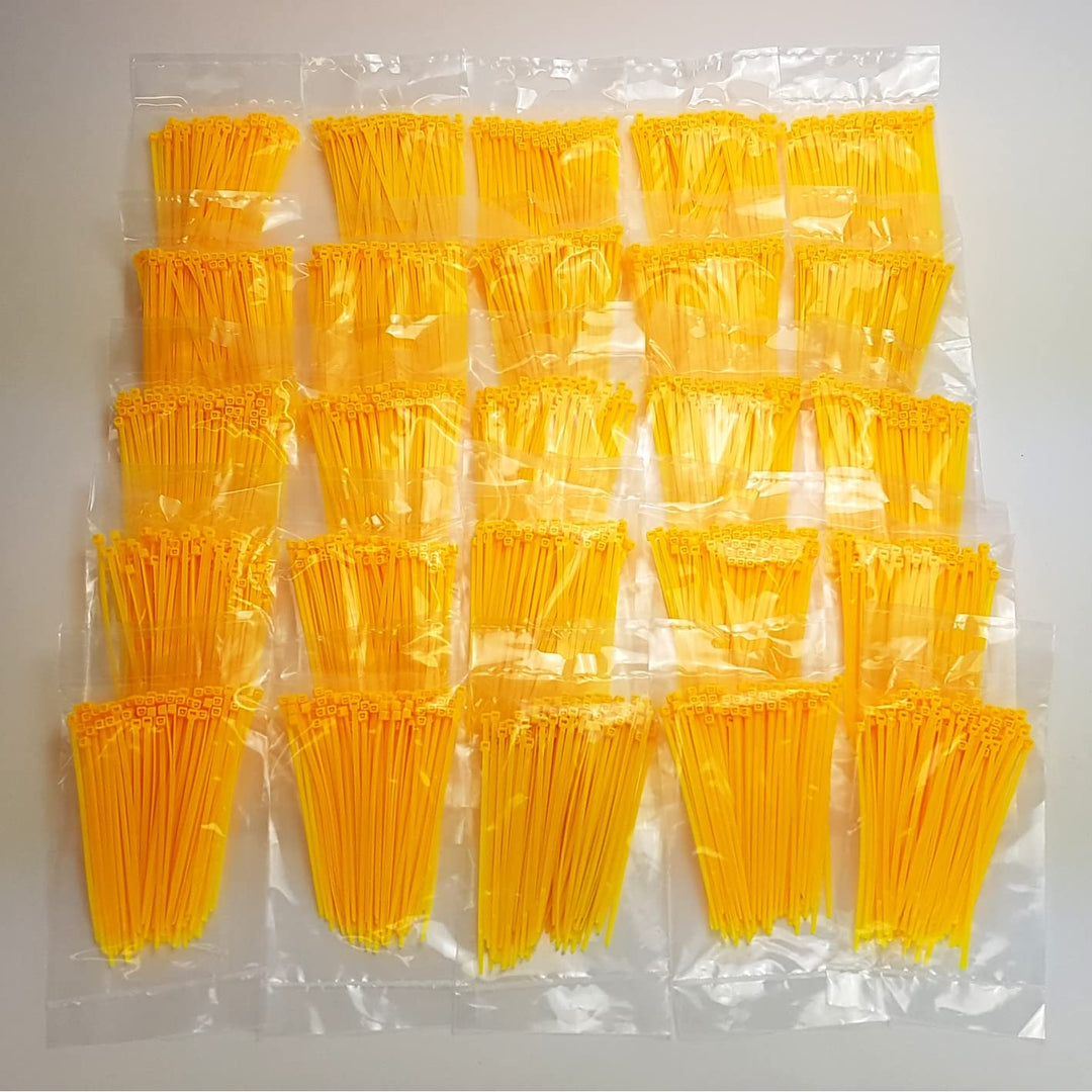 Kabelbinder 100mm Gelb 2500Stck. | Sparpaket | Premiumqualität von PC24 Shop & Service 1. 2500Stck.