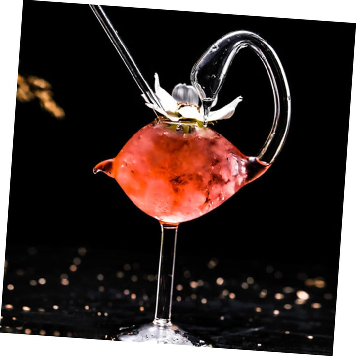 Operitacx 2st Schwanenkelch Martini-becher Trinkbecher Stiel Martini-gläser Schlürfen Cocktailgläser