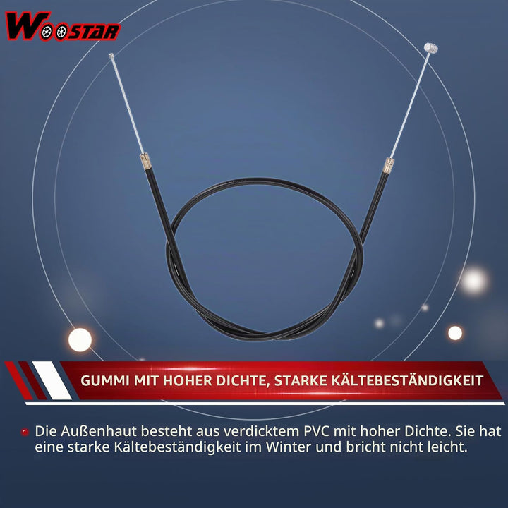 WOOSTAR 44mm Big Bore Zylinder mit Rückstossstarter mit Vergaser und Luftfilter Modifizierter Motor