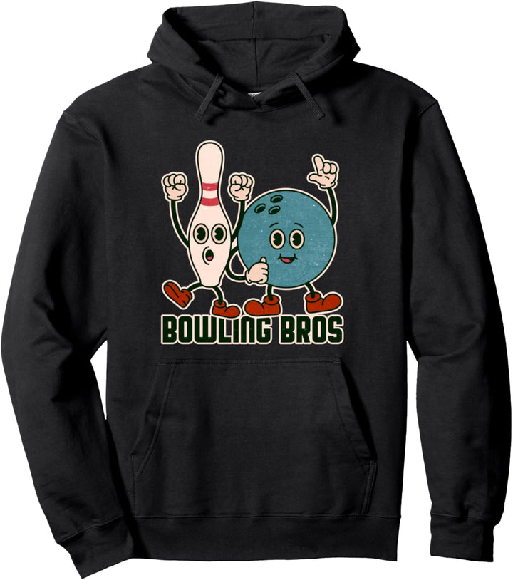 Bowling Pins - Bowlen Bowler Bowling Pullover Hoodie