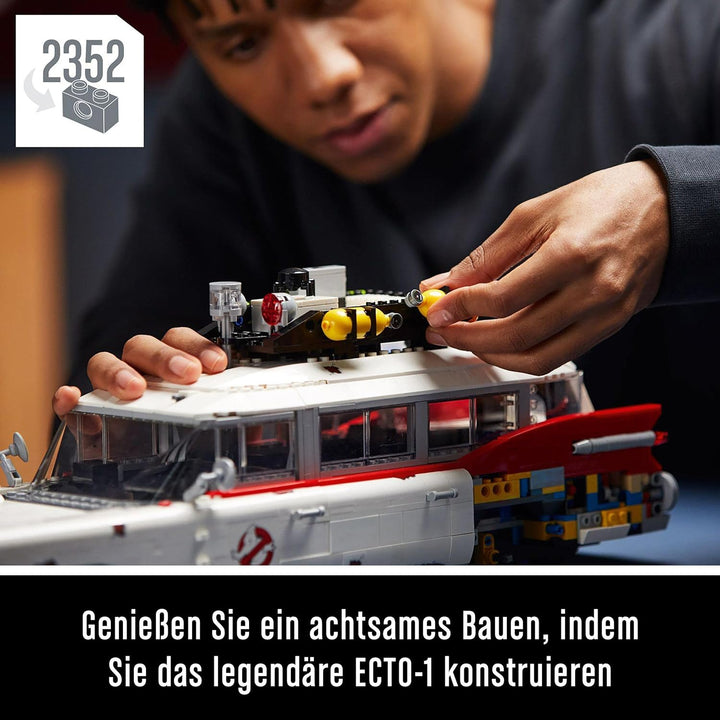 LEGO 10274 Icons Ghostbusters ECTO-1, grosses Auto-Set für Erwachsene, Modellauto-Spielzeug, Geschen