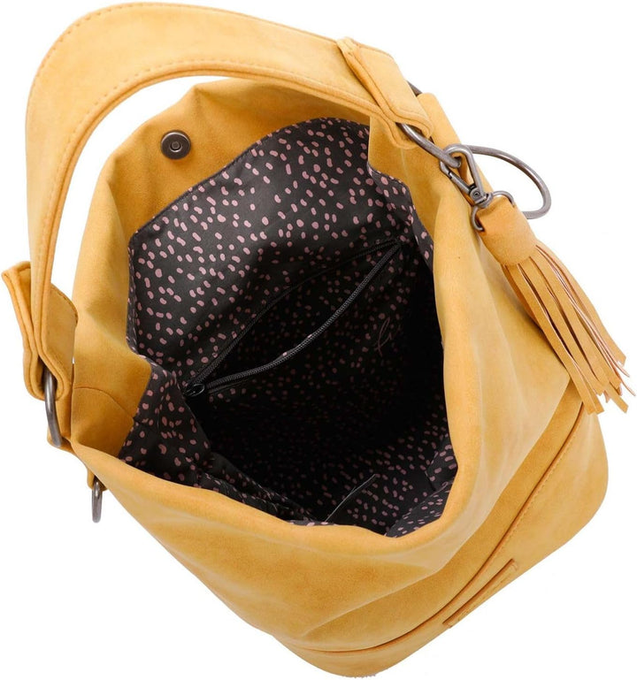 Fritzi aus Preussen Damen Fritzi51 Olga Vintage Honey Mustard Schultertasche