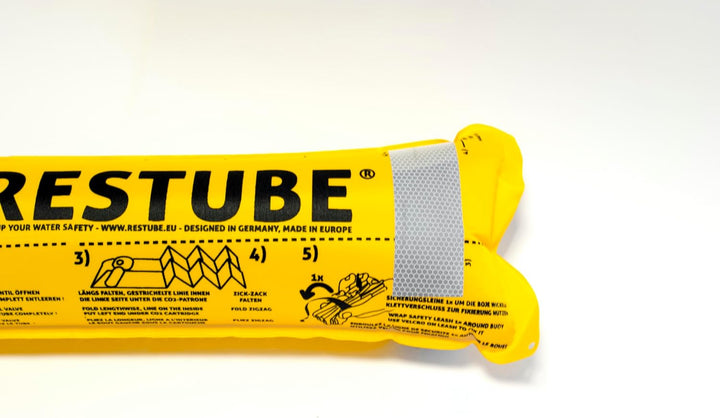 Restube Extreme Wildwasser Starter-Set Schwimmboje für Raue Bedingungen – Enthält One-Pull Aufblasba