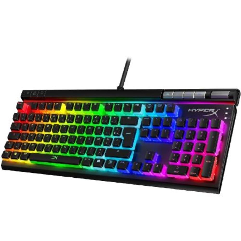 HyperX Alloy Elite 2 – Mechanische Gaming-Tastatur, Software-gesteuerte Beleuchtung und Makroanpassu