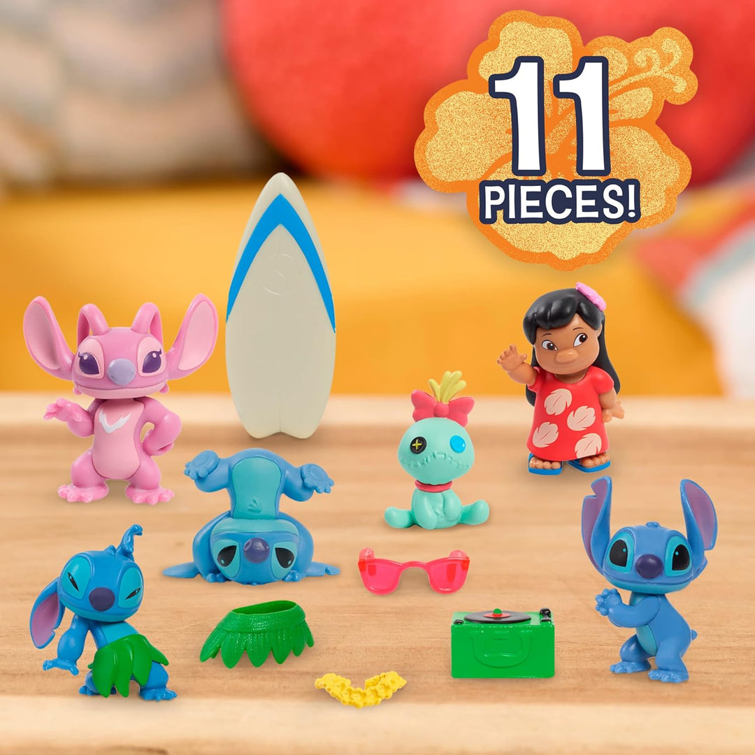 Just Play Stitch Movie Collectible 7 Figure Pack Stitch Movie 7 Figure Pack, Stitch Movie 7 Figure P
