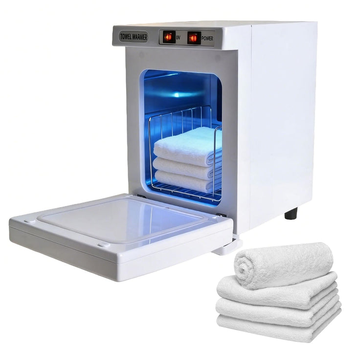 Handtuchwärmer 5L,Elektrischer Handtuchheizschrank mit UV-Licht,Kompressenwärmer Schnelles Aufheizen