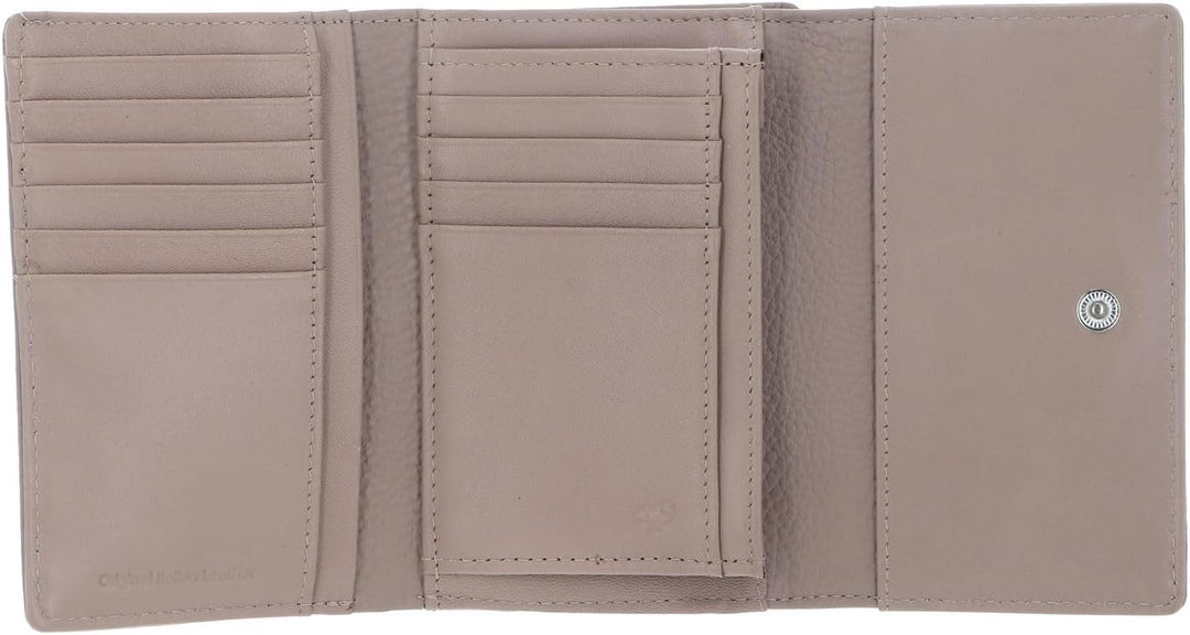 Mandarina Duck Damen Mellow Leather Wallet Reisezubehör-Brieftasche OneSize Warm Taupe, OneSize Warm