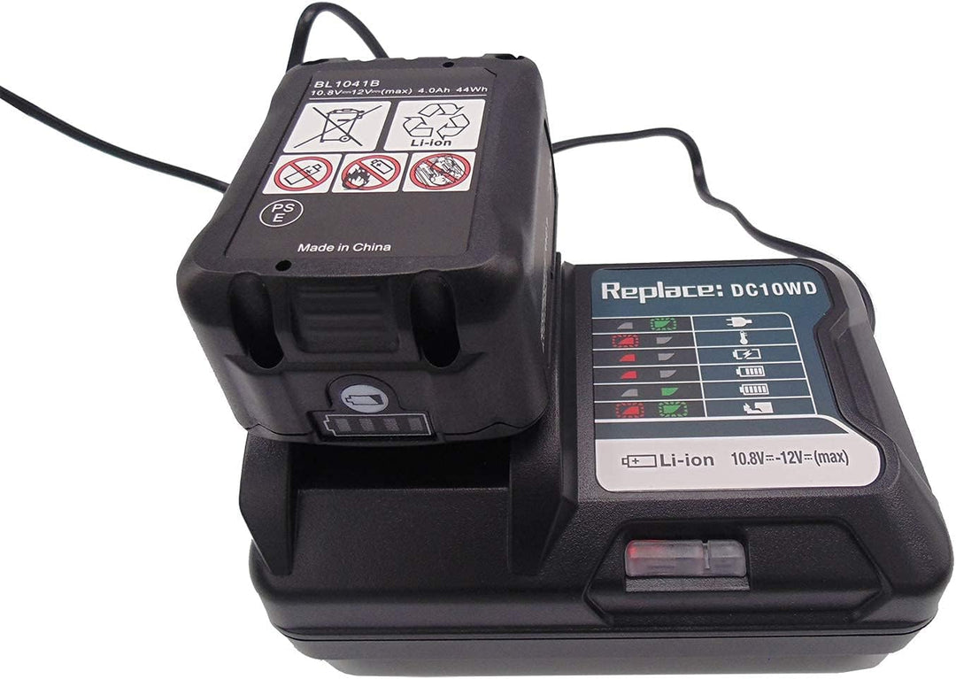DC10WD DC10WA Ersatz Ladegerät für Makita Ladegerät 12V Akku Decker Schnellladegerät mit Led Screen1