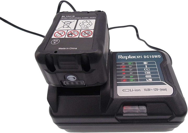 DC10WD DC10WA Ersatz Ladegerät für Makita Ladegerät 12V Akku Decker Schnellladegerät mit Led Screen1