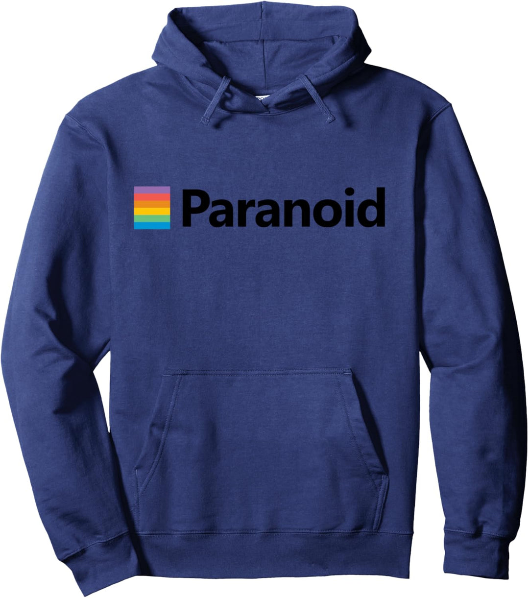 Tumblr-inspirierte Vaporwave "Paranoid" Ästhetik | Retrowave Pullover Hoodie