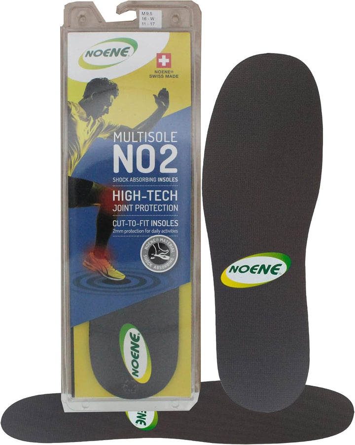 Noene NO2 Fuett Einlegesohlen fntishock 2 mm Sportschuhe fer und Frauen