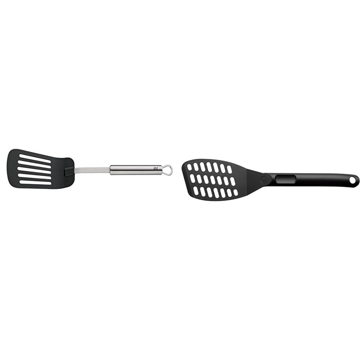 WMF Profi Plus Pfannenwender Kunststoff 32,2 cm, Cromargan Edelstahl teilmattiert, Kunststoffvordert