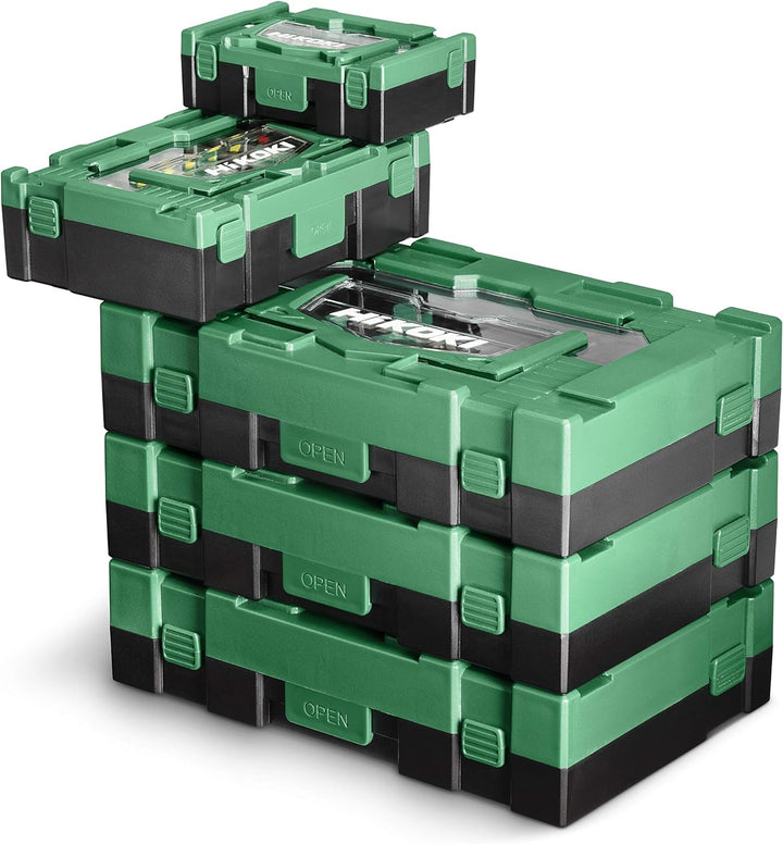 Hitachi HSS-Bohrer und Senker-Set 40030031 29 teilig (Box III), 10 W, 240 V