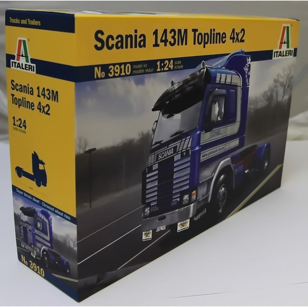 Italeri 3910-1:24 Scania Topline 4x2, 143 m, Fahrzeuge