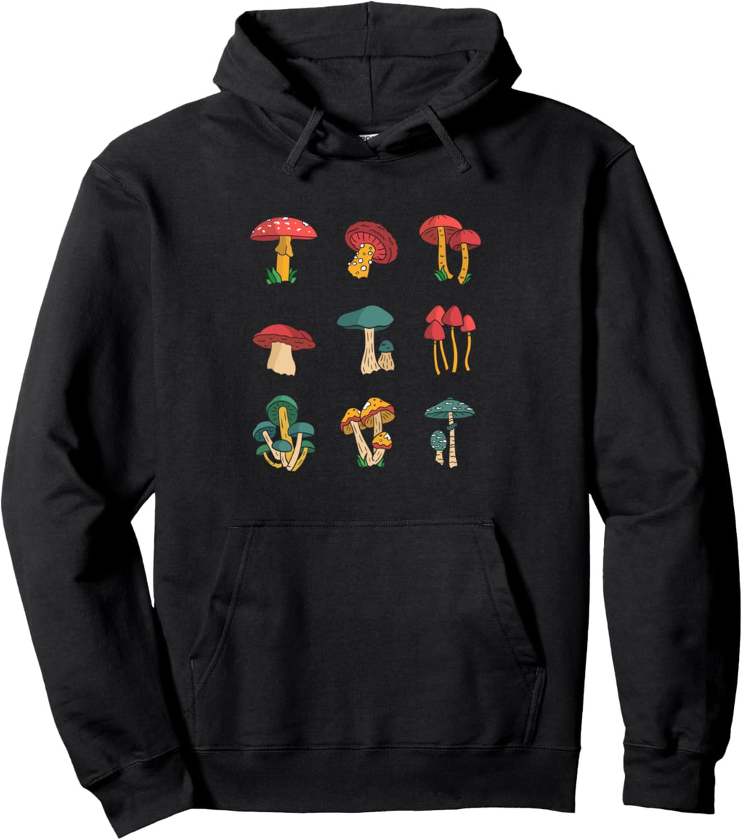 Pilze Sammler Design Pullover Hoodie