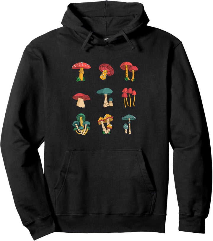 Pilze Sammler Design Pullover Hoodie