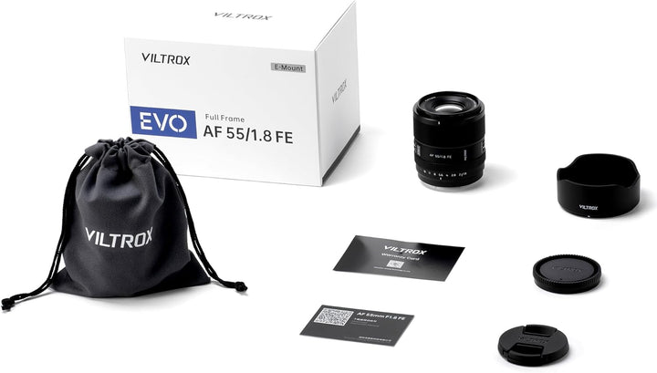 VILTROX APO 55mm F1.8 FE, AF 55mm f/1.8 EVO Objektiv für Sony E Mount, Vollformatobjektiv mit grosse