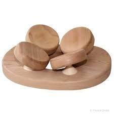 SudoreWell® Sauna Kopfstütze mit 4-Punkt Kopfauflage aus Red Cedar Holz Kopfstütze 4-Punkt aus Red C