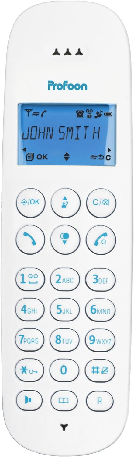 Profoon PDX - 300BW DECT Telefon - Schnurloses Telefon - Gap-kompatibel: erweiterbar - Hörgerätekomp