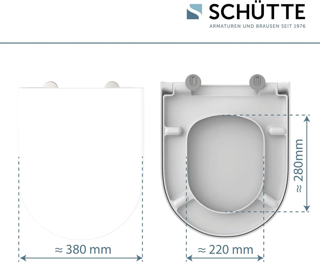SCHÜTTE WC-Sitz passend zu Villeroy & Boch Subway 1, Omnia Architectura, Architectura, mit Absenkaut