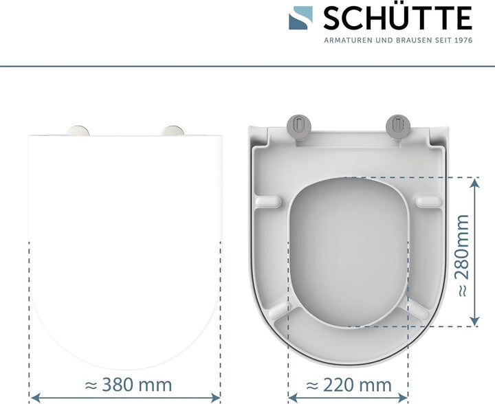 SCHÜTTE WC-Sitz passend zu Villeroy & Boch Subway 1, Omnia Architectura, Architectura, mit Absenkaut