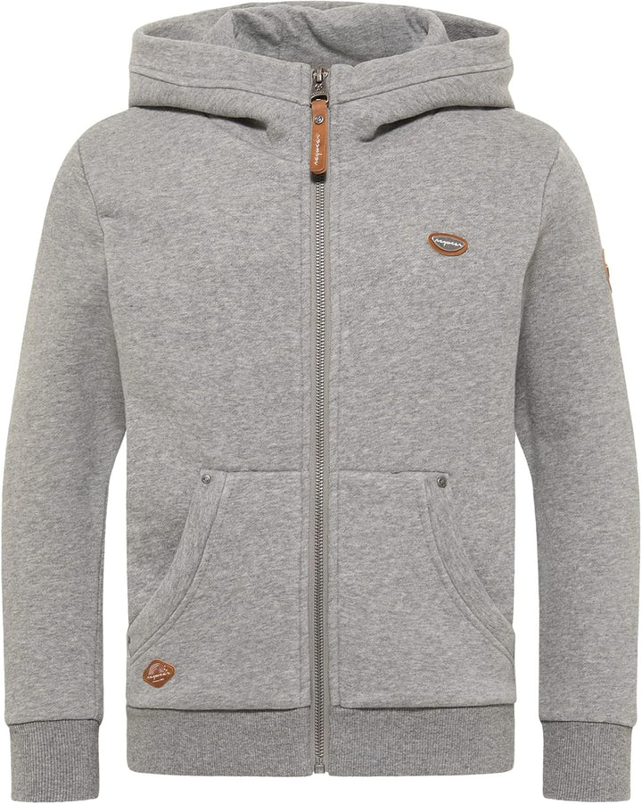 Ragwear Nesie Zip Mädchen Sweatjacke Sweatshirt mit Kapuze Übergangsjacke Jacke Cardigan Strickjacke
