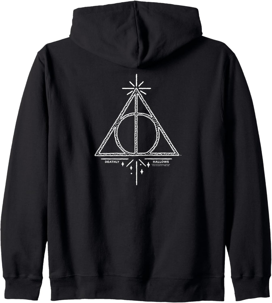 Harry Potter Deathly Hallows Line Art Kapuzenjacke