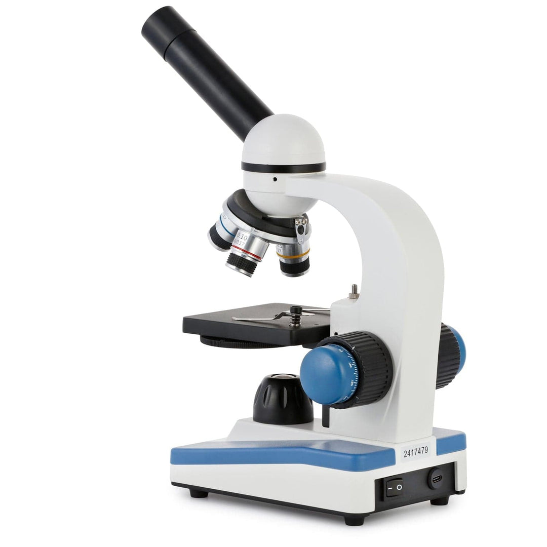 AmScope M150C-PS25 Zusammengesetztes Monokularmikroskop, Okulare WF10x und WF25x, 40x-1000x-Vergröss