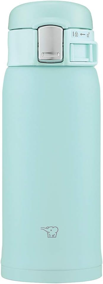 Zojirushi SM-SF36-AM Wasserflasche, Direkttrinken, One-Touch-Öffnung, Edelstahlbecher, 12 fl oz (360