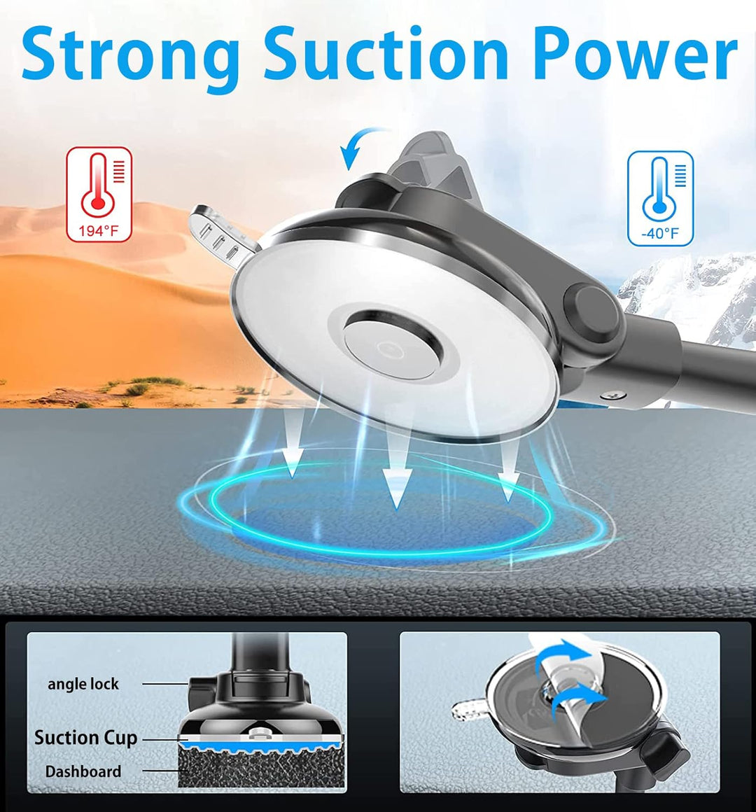 Windschutzscheibe Armaturenbrett Auto Tablet Halterung, woleyi KFZ Tablet Halter Vorne mit Saugnapf