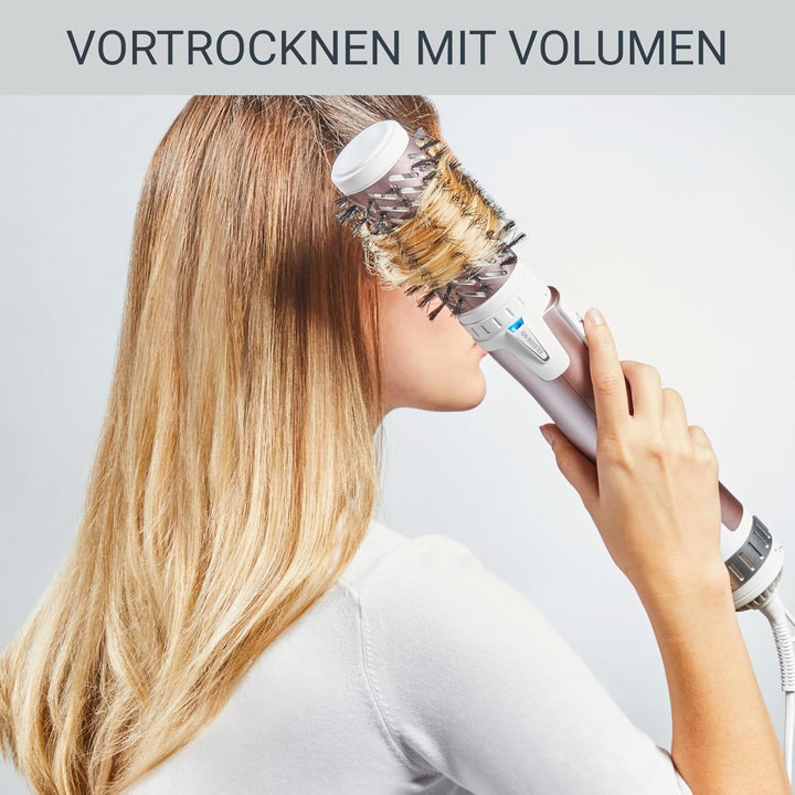 Rowenta Warmluftbürste CF9540 Brush Activ Premium Care | Mit Naturborsten | Kaschmir-Keratin-Beschic