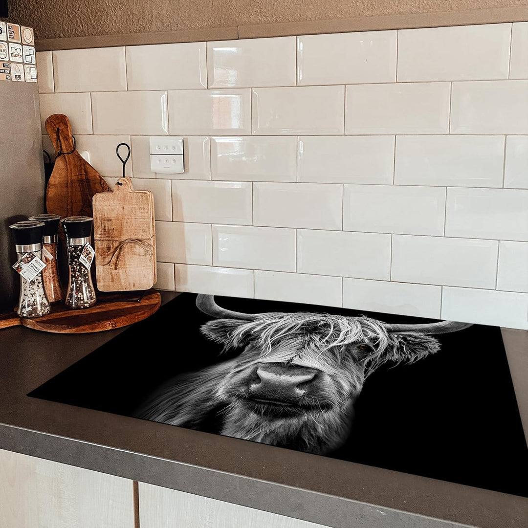 Herdabdeckplatte Einteilig Induktionsmatte Küche Abdeckung Ceranfeld Herd Abdeckplatte Vinyl Matte A