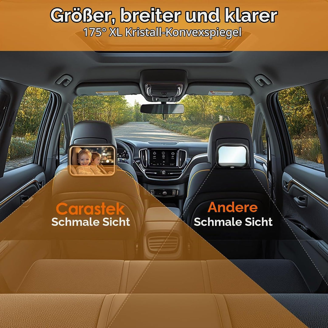Spiegel Auto Baby Rückbank - 360° Baby Autospiegel Sicherheit Autositz Spiegel Babyspiegel Rückansic