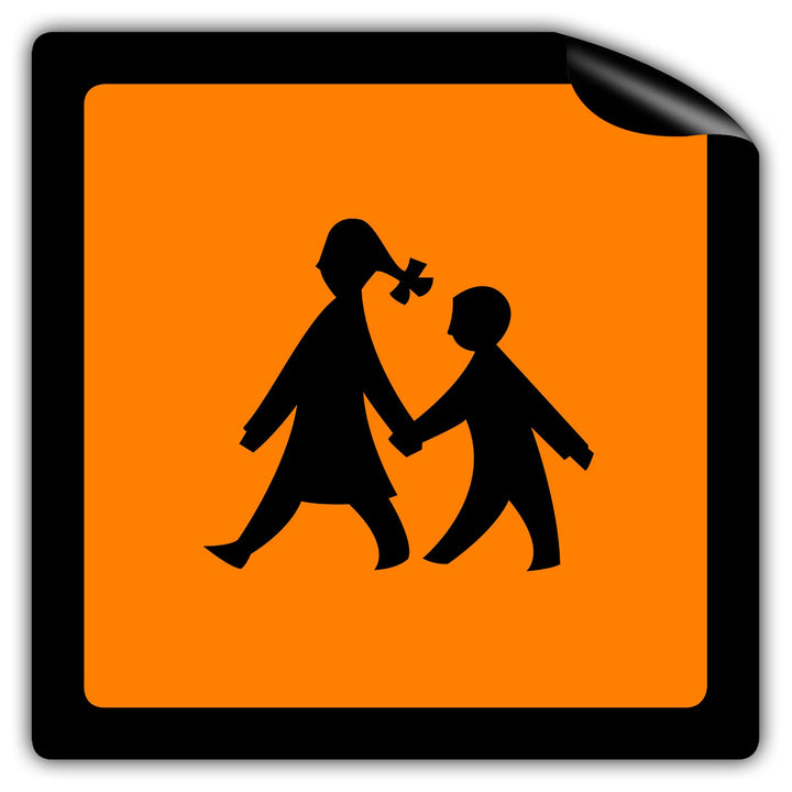 Schulbusschild Magnet Schulbus 30x30cm Warntafel Schülertransport Magnetschild Schild Auto Warnschil