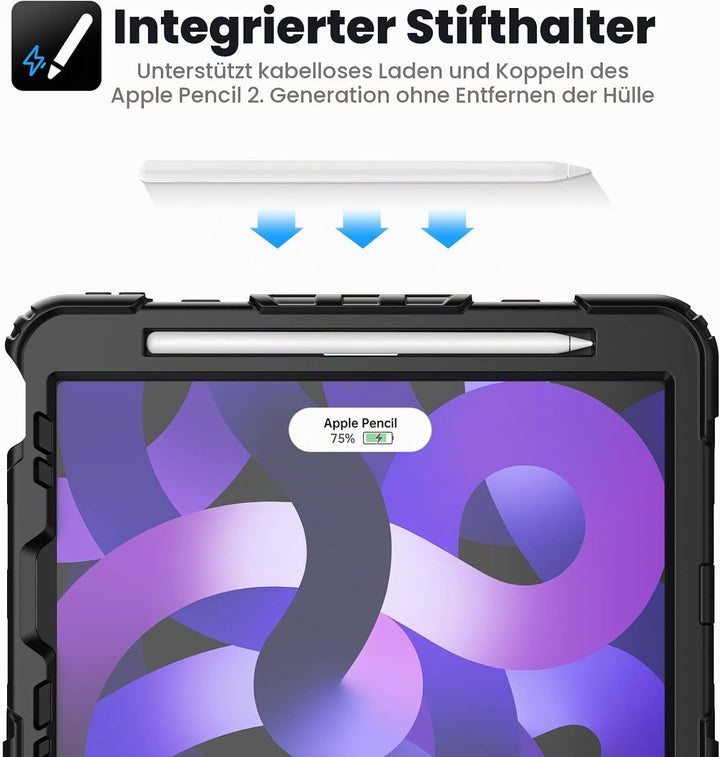 SEYMAC Hülle für iPad Air 5. / 4. Generarion 2022/2020 10,9 Zoll, iPad Air 5 Hülle, Stossfeste iPad