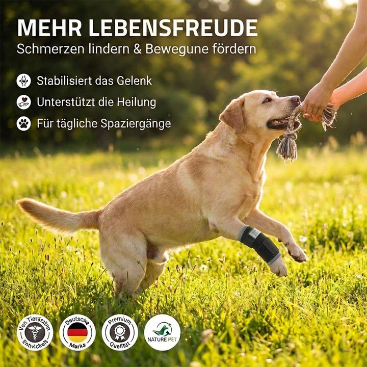 Nature Pet CarpoLock Premium Karpalgelenk Bandage Groesse M, M