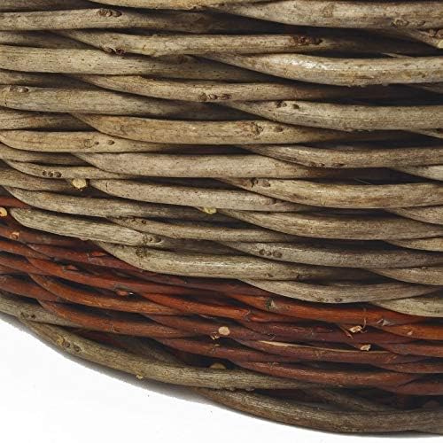 Weidenprofi Robinienkorb, Erntekorb aus Robinie und Weide, rund mit Henkel, ca. Ø 55 cm x 40/45 cm h