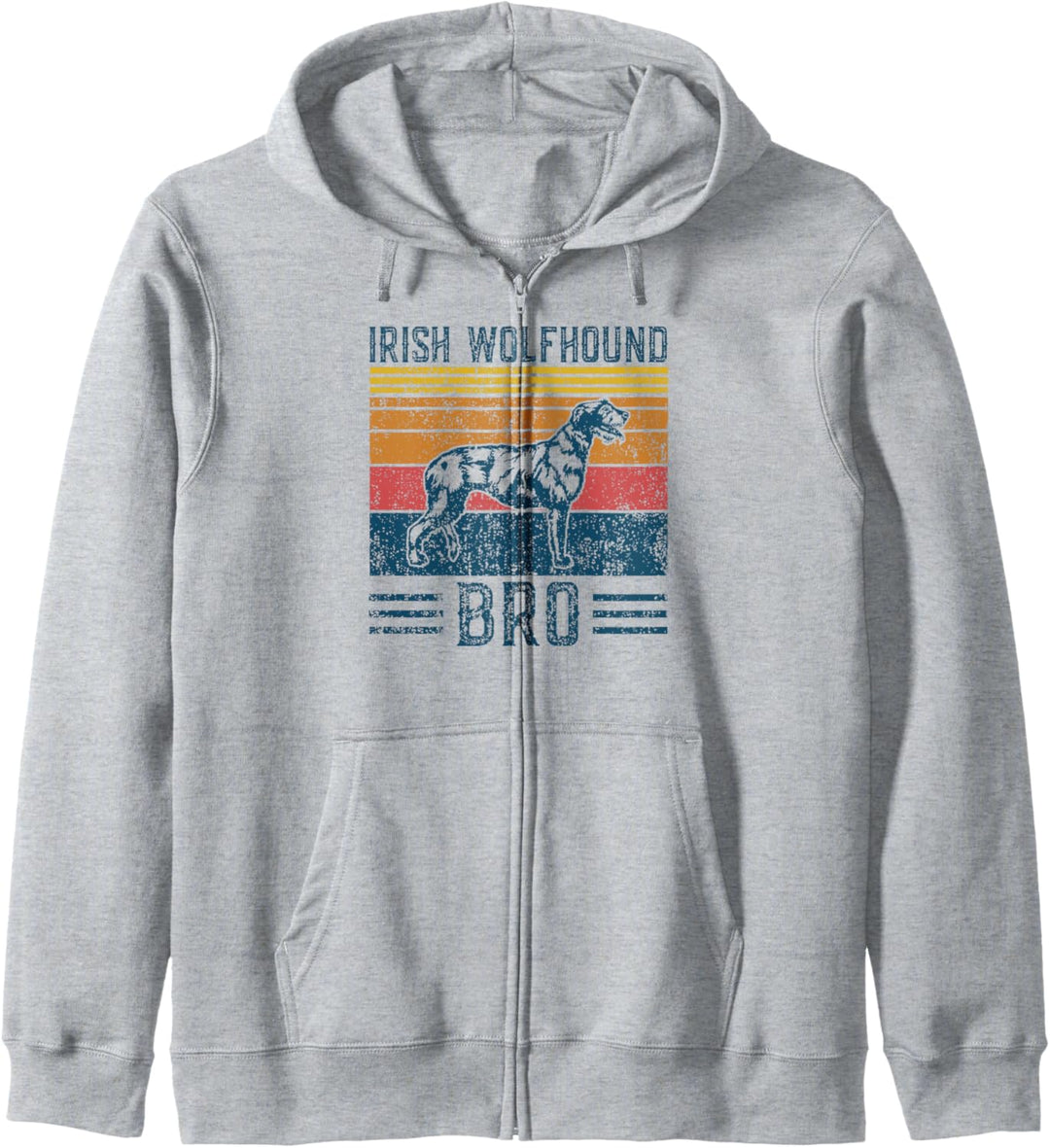 Dog Irish Wolfhound Bro – Vintage Irish Wolfhound Bro Kapuzenjacke