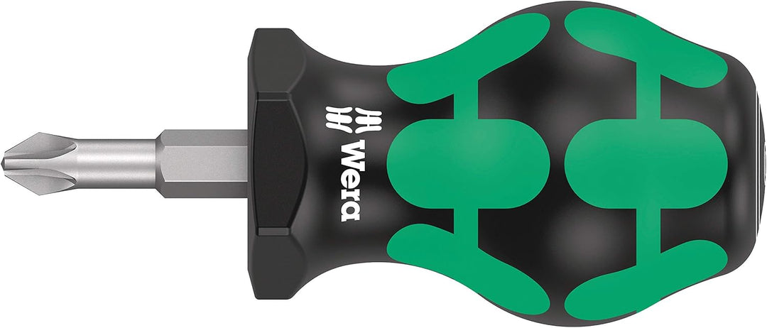 Wera '05008871001 Set 2 Stubby Schraubendreher-Satz, 5-teilig Stubby Set 2, Stubby Set 2