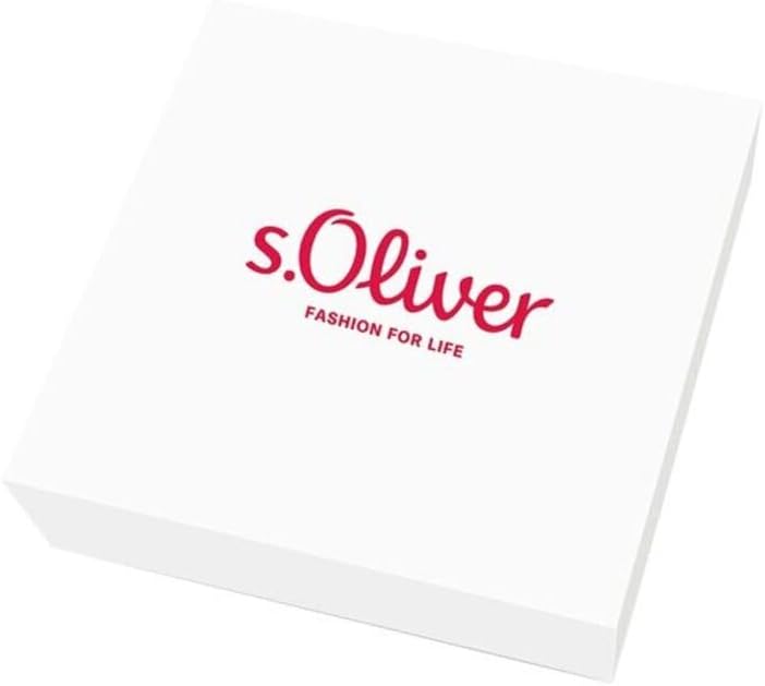 s.Oliver Kette mit Anhänger Edelstahl Herren Halsschmuck, 50 cm, Silber, Kreuz, Kommt in Schmuck Ges