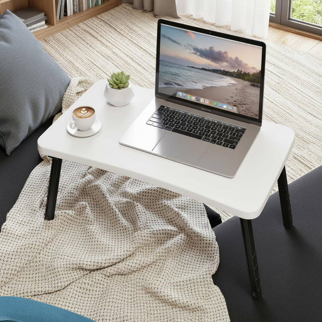Laptoptisch Klappbar Betttisch Faltbar 59x35x24cm Sofatisch Beistelltisch Couch Bett 7 Farben Schrei