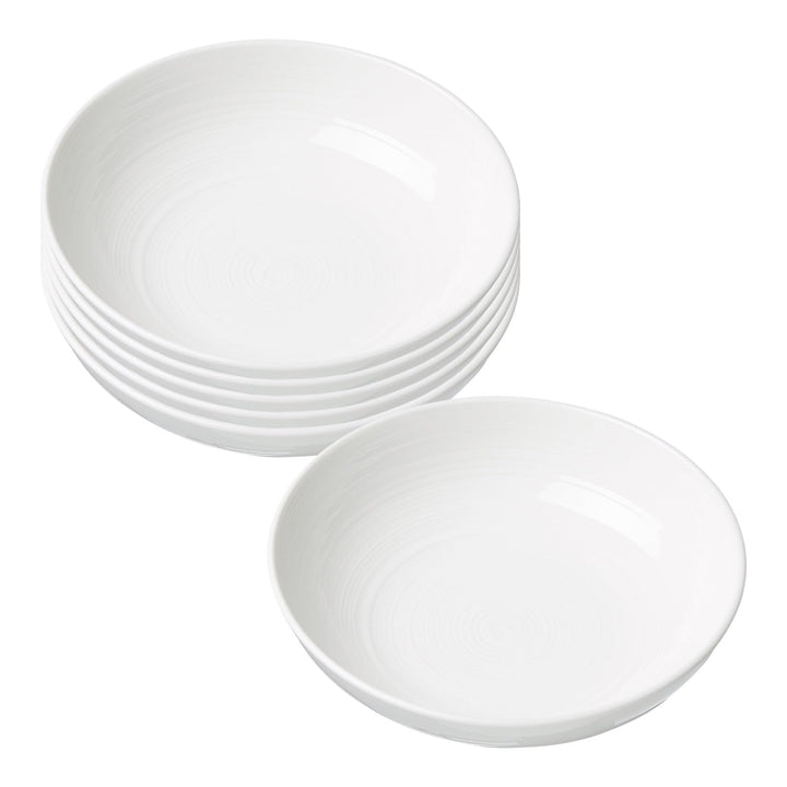 Ritzenhoff & Breker Suomi Suomi Suppenteller 4er Set, 20 cm, Tiefe Teller mit feinen & ausgeprägten