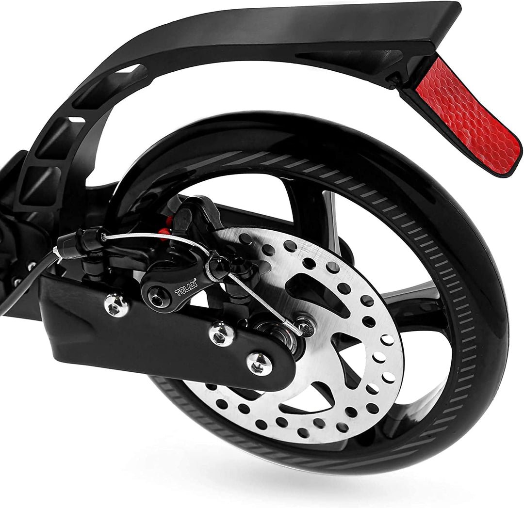 SPOKEY Artifact Scooter mit doppelter Federung und Bremse am Lenker Road Catcher Havana einheitsgrös