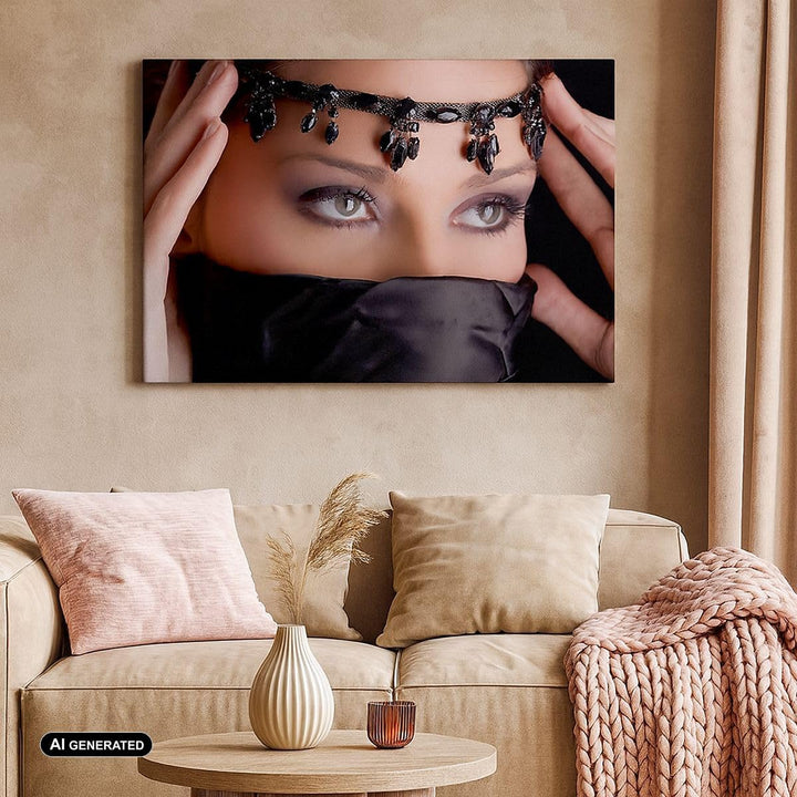 Bilder auf Leinwand Orient weiblich modell dekoration Leinwandbild 70x50cm Wandbilder Dekoration Woh