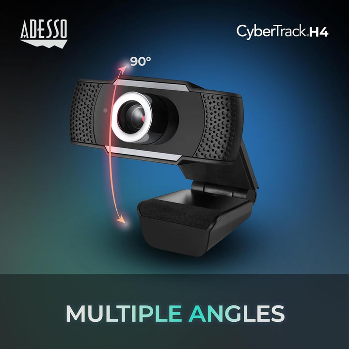 CyberTrack H4 Webcam HD 1080P inkl. Mikrofon, CYBERTRACK H4
