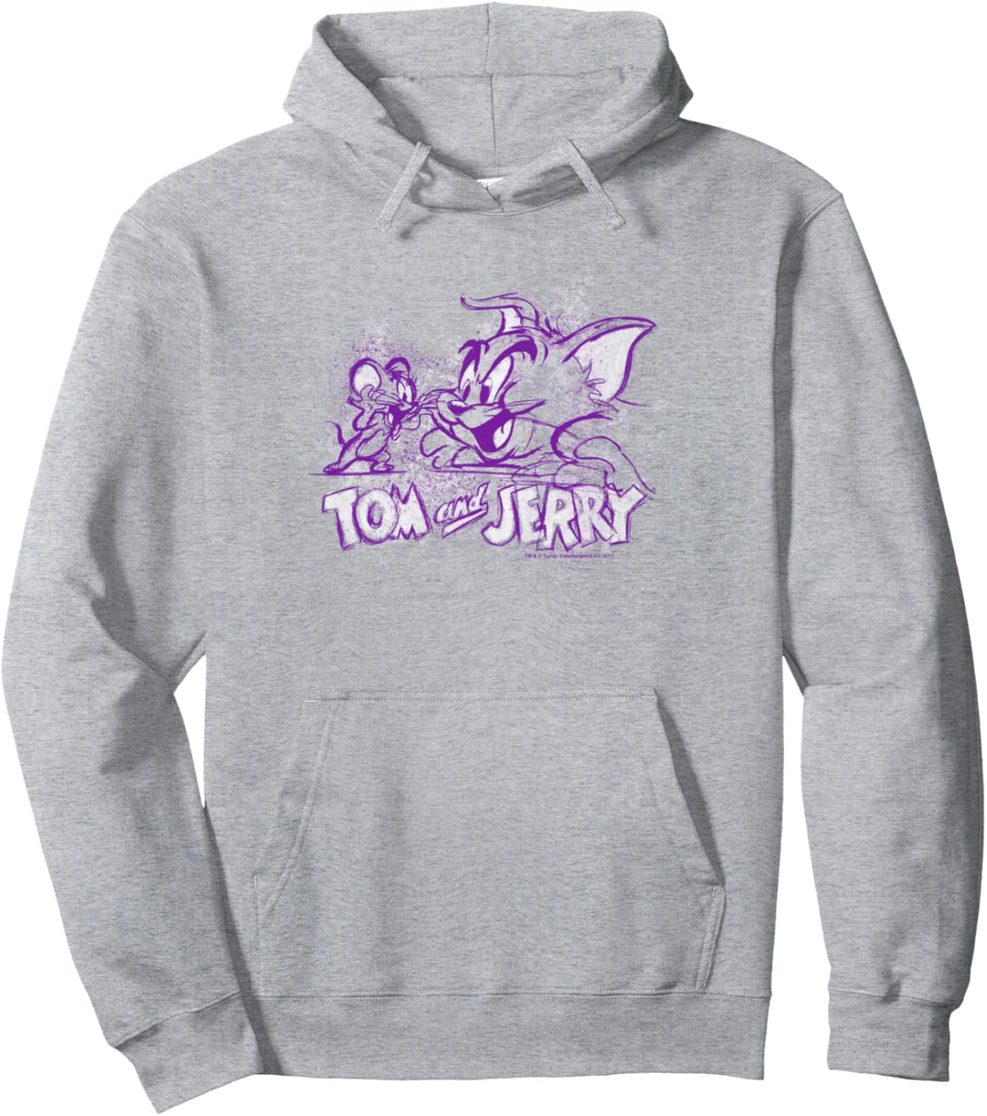Tom and Jerry Sketchy Pullover Hoodie
