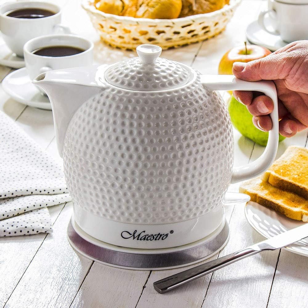 Maestro MR067 Keramikkessel mit einer Kapazität von 1,2 l und einer Leistung von 1200 W