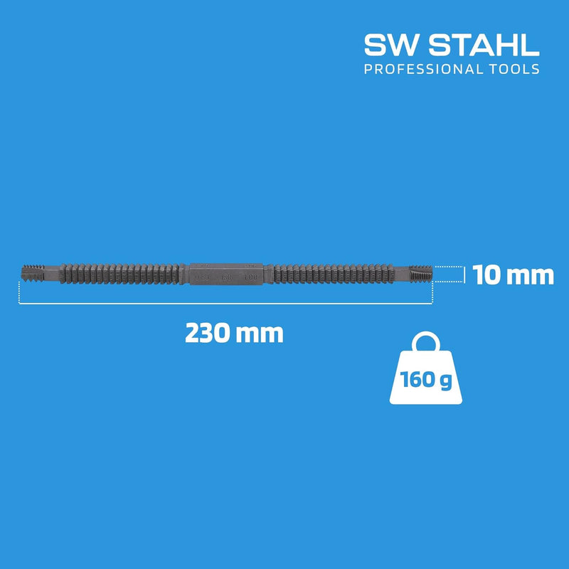 SW-Stahl 81680L Gewindefeile metrisch/für Gewinde-Steigungen von 0,8 bis 3,0 / für Innen- und Aussen