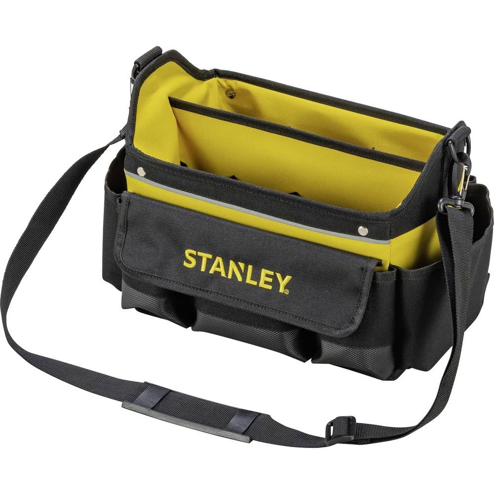 Stanley offene Werkzeugtasche (32 x 20 x 26 cm, acht äussere, zehn innere Taschen, Innenorganizer, 2